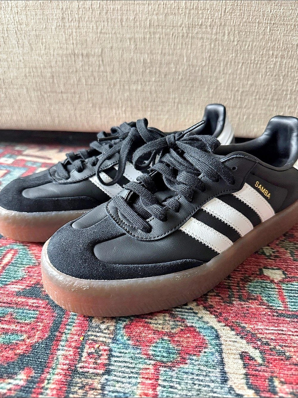 adidas Samba Sneakers Black & White US 9